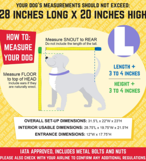 Plastic Kennels Rolling Plastic Wire Door Travel Dog Crate- Large Kennel