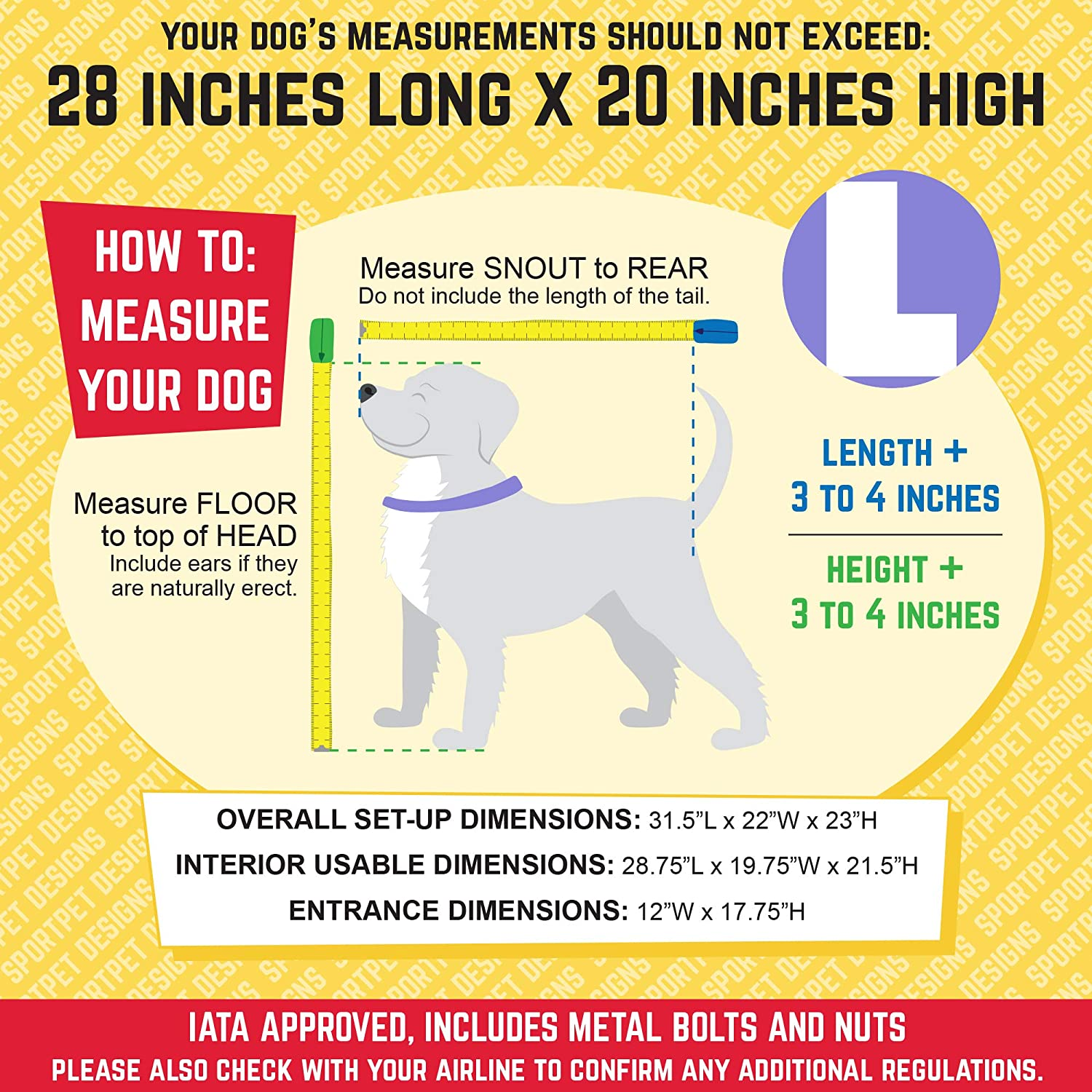 Plastic Kennels Rolling Plastic Wire Door Travel Dog Crate- Large Kennel - Image 2