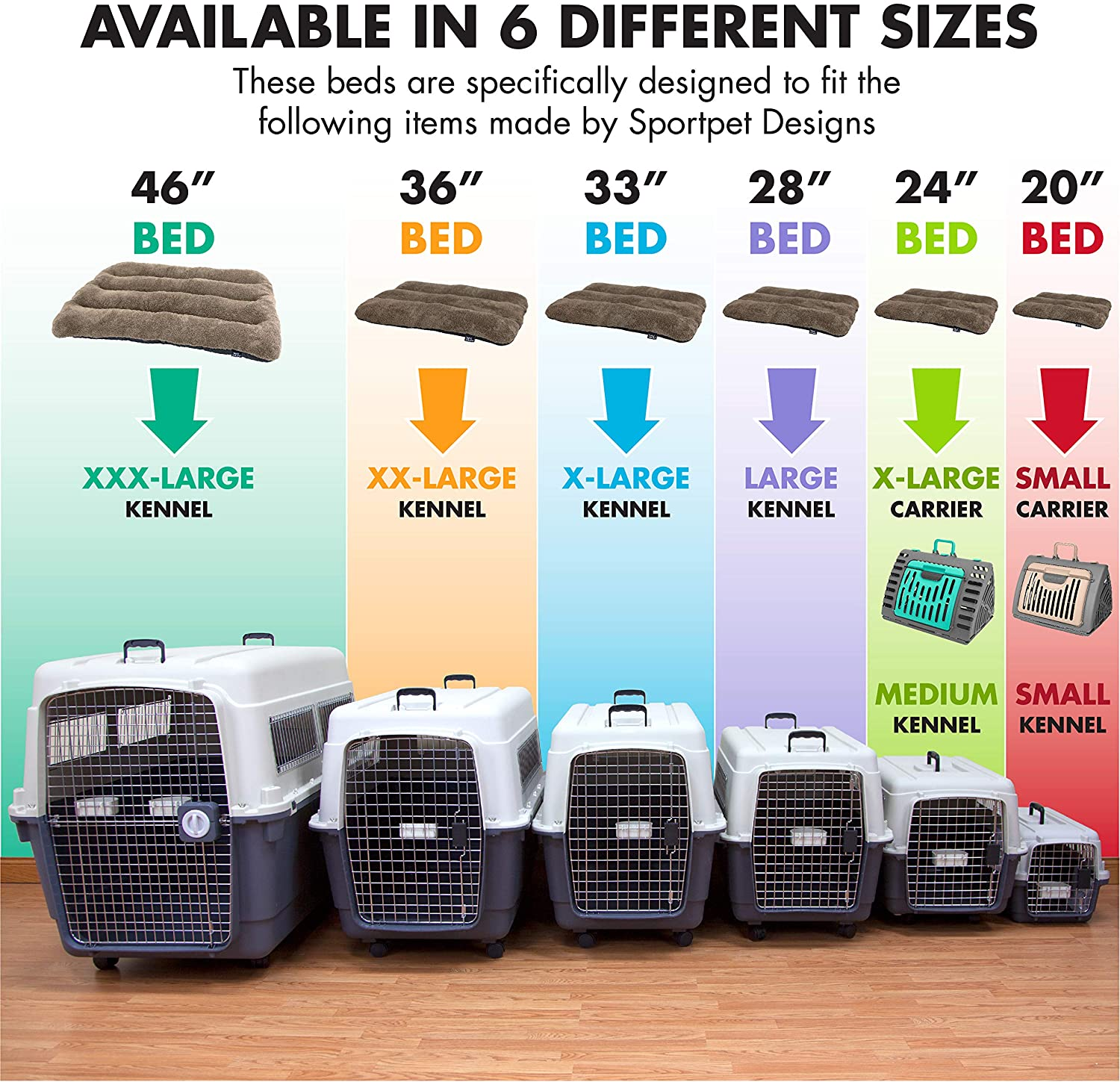 Plastic Kennels Rolling Plastic Wire Door Travel Dog Crate- Large Kennel - Image 7