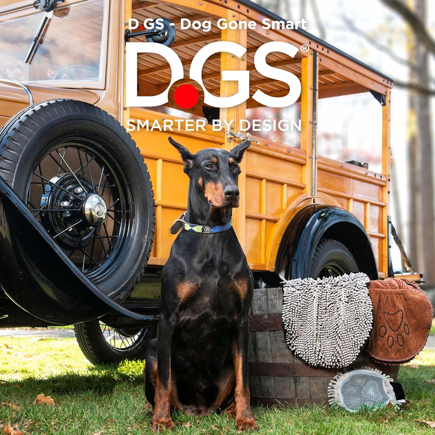 Shammy Dog Towels for Drying Dogs - Heavy Duty Soft Microfiber Bath Towel - Super Absorbent, Quick Drying, & Machine Washable - Must Have Dog & Cat Bathing Supplies | Grey 13X31 - Image 6