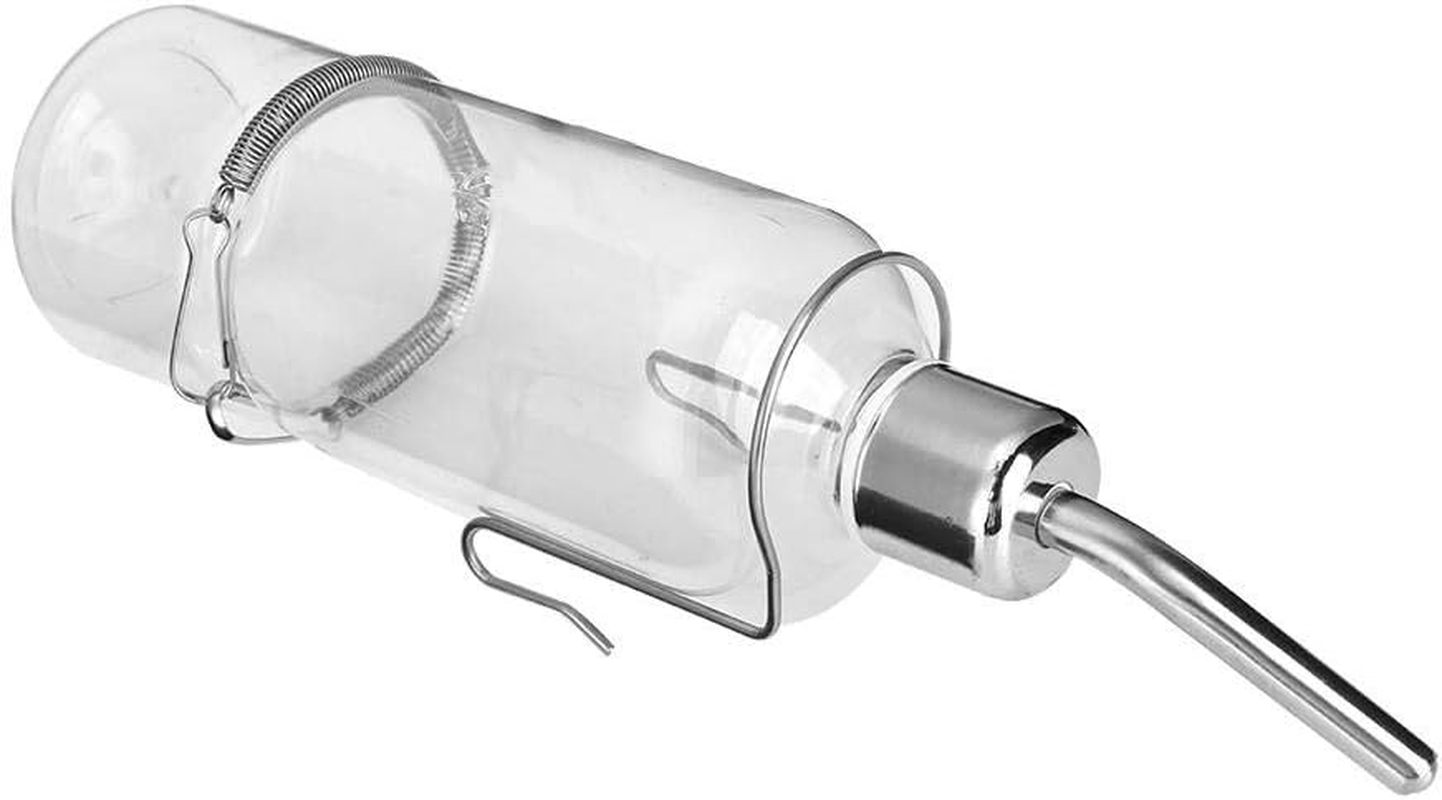 Pet Water Dispenser Automatic Pet Water Feeder Pet Hanging Water Feeding Bottle Hamster Water Bottle Water Feeder for Birds with Stainless Steel Ball Nipple - Image 8
