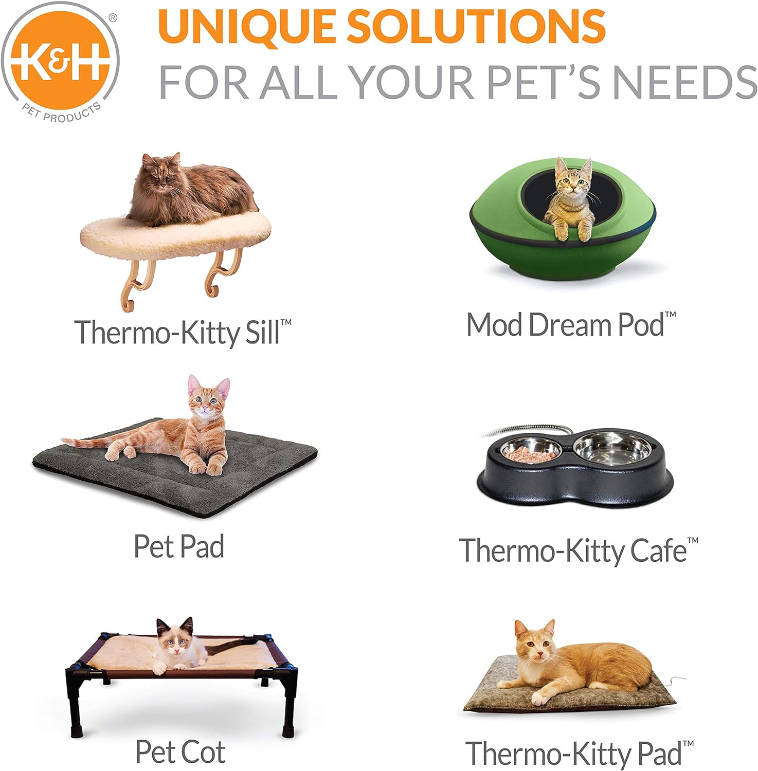 Orthopedic Foam Heated Pet Bed for Cats or Dogs - Image 8