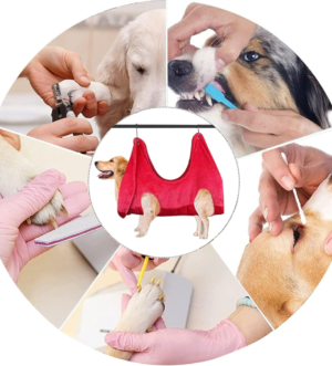 Dog Grooming Hammock Helper，Dog Grooming Harness for Nail Trimming, Dog Grooming Supplies for Grooming with Dog Bandana