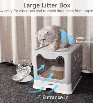 Extra Large Covered Cat Litter Box