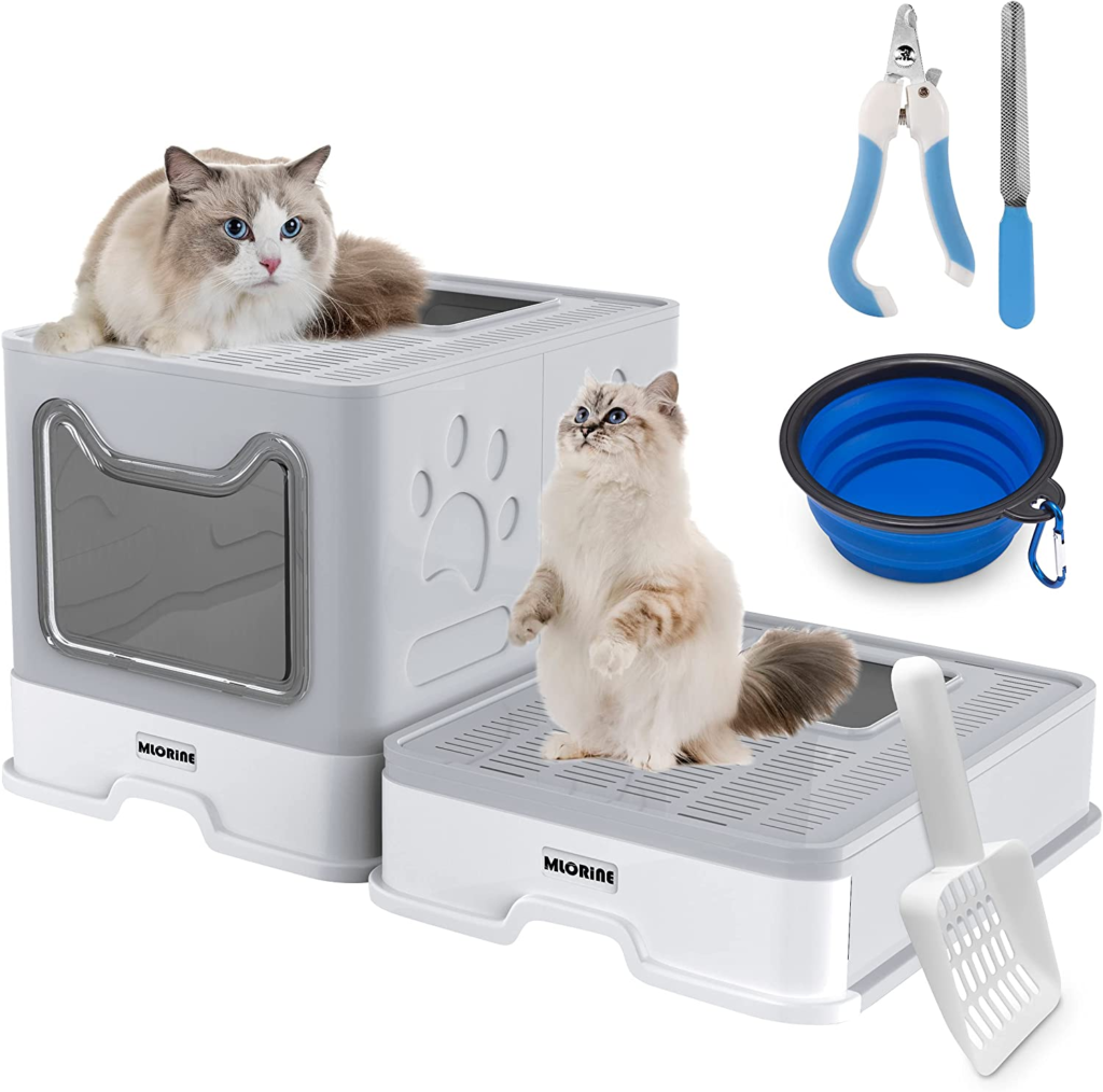 Extra Large Covered Cat Litter Box