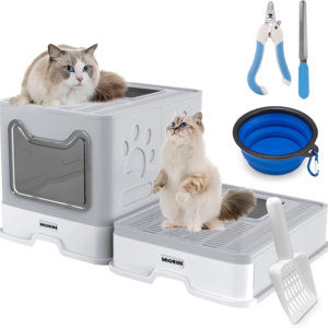 Extra Large Covered Cat Litter Box